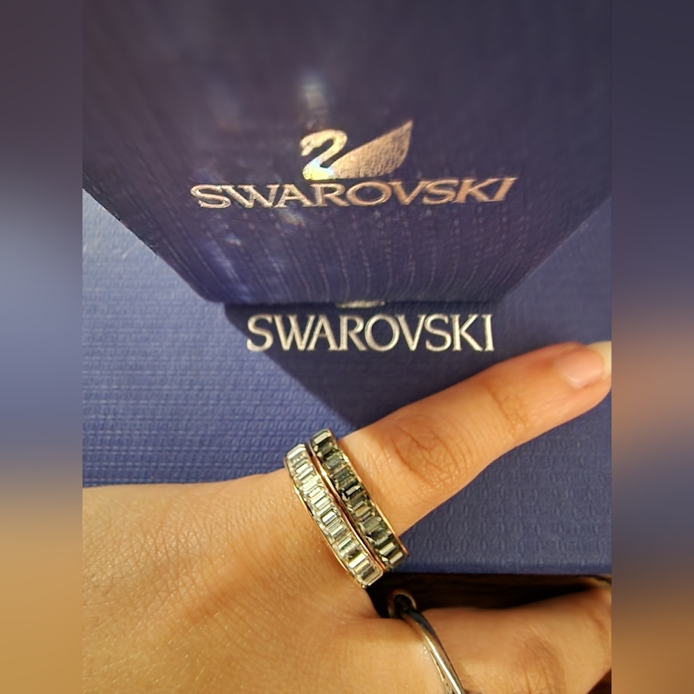 Swarovski Silver and Gold Crystal Band